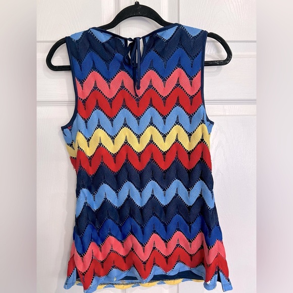 Rafaella Women’s Multicolor sleeveless knit top - Size Small - Picture 4 of 6